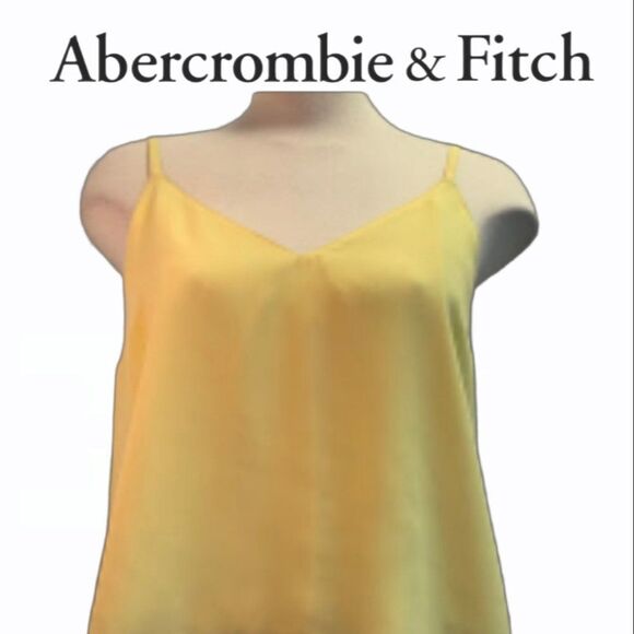 ABERCROMBIE & Fitch yellow camisole sz M - Picture 1 of 7